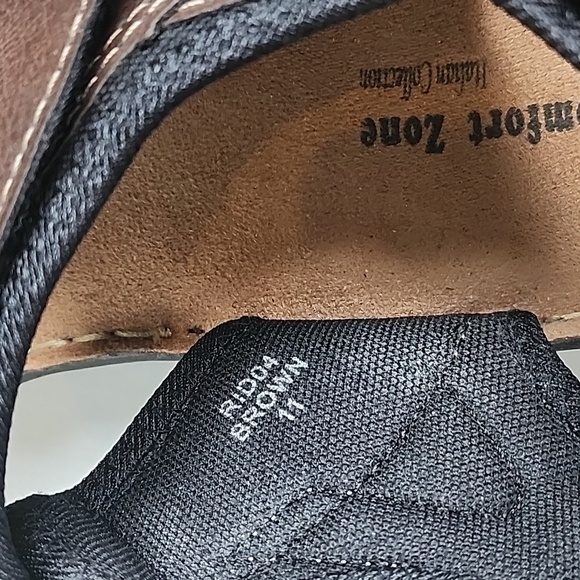 Comfort Zone Italian collections men's Velcro sandals excellent condition - Picture 7 of 8